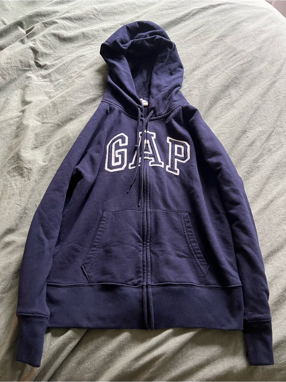 GAP Navy Blue Full-Zip Hoodie